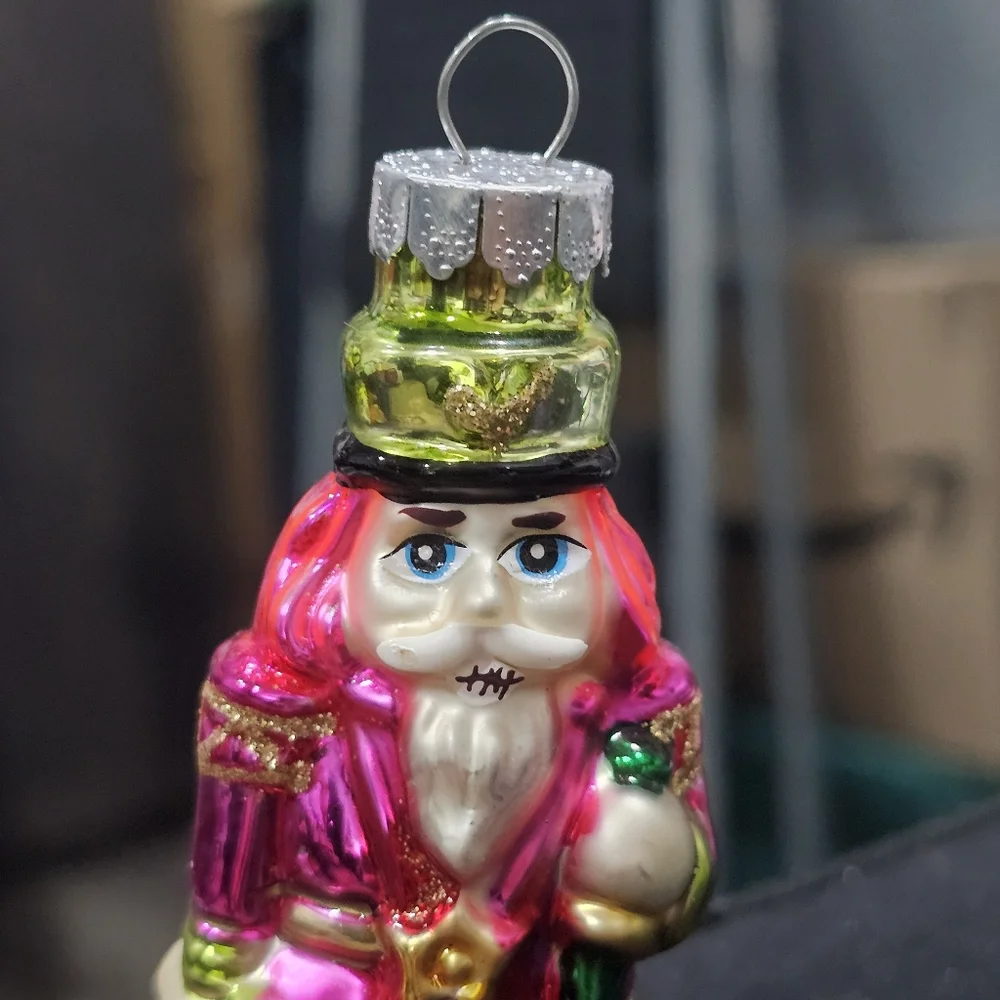 Nutcracker Ornament Vintage Rauch  Glass, Makers of Christopher Radko Christmas
